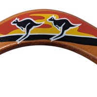 Vintage Australian Handmade Wooden Boomerang