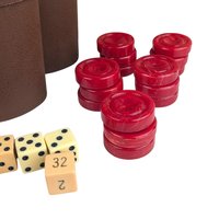 Vintage Pleasantime Games Deluxe Backgammon Set