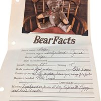 Vintage Handmade Swiss Bear "Felpa"