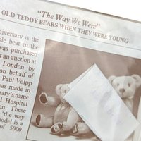 House of Nisbet "The Way We Were" Limited Edition Teddy Bear (1990)