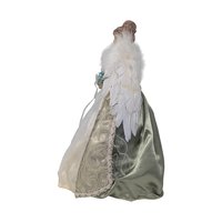 Vintage Porcelain Angel with Harp Tree Topper