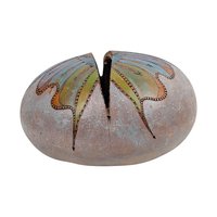 Vintage Hand-Carved Natural Gourd Vessel