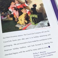 2001 'Twas the Night Before Christmas Coca-Cola Santa Tribute