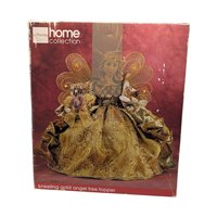 Vintage JCPenney Kneeling Gold Angel Tree Topper