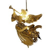 1999 Danbury Mint Millennium Angel Gold Ornament