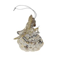 Vintage Silver Plated Praying Angel Ornament
