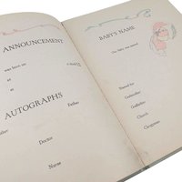 1934 Story of Our Baby Hardcover Book