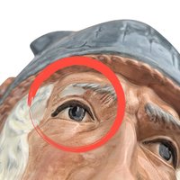 1956 Royal Doulton "Don Quixote" Large Character Toby Jug