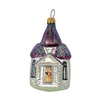 Vintage Christopher Radko Glass Church Ornament