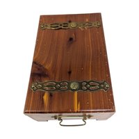 Mid-Century Minimalist Wooden Keepsake Box