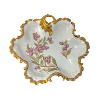 Vintage Arnart Porcelain Floral Dish