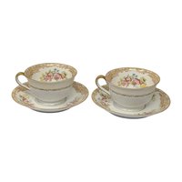 Vintage Noritake Tea Cup and Saucer Pair