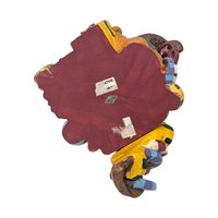 Vintage Christmas Bear Resin Shelf Sitter