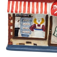 Vintage Handpainted Mrs. Fields Storefront Cookie Jar