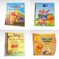 Vintage Winnie the Pooh Storybook Collection - 4 Book Lot