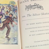 1946 "Hans Brinker or the Silver Skates" by Mary Mapes Dodge Hardcover Book
