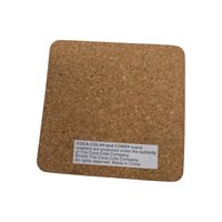 Vintage Coca-Cola Santa Square Coaster Set