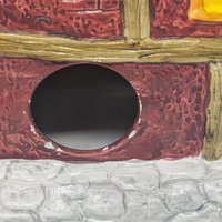 1992 Yuletide Ceramic Lighted Village House