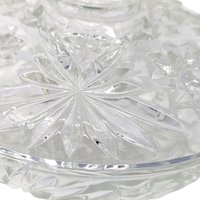 Vintage Anchor Hocking Prescut Covered Candy Dish