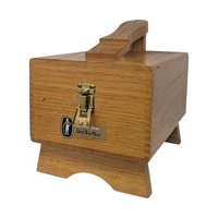 Vintage Esquire Wooden Shoe Care Chest