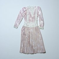 Vintage Scott McClintock Pink Tea Length Dress