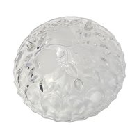 Vintage Federal Glass Pioneer Fruit Pattern Footed Bowl