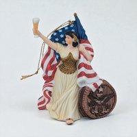 1992 Anheuser-Busch "Lady Liberty" Ceramic Ornament