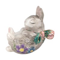 Vintage Fitz & Floyd Woodland Spring Bunny Salt and Pepper Set