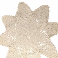 Vintage Star Crochet Doily Set