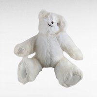 Vintage Arctic White Teddy Bear Duo - Joan Chesney & Berkeley Designs