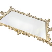 Large Antique Mirrored Gallery Tray