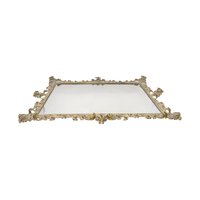 Large Antique Mirrored Gallery Tray