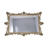 Large Antique Mirrored Gallery Tray