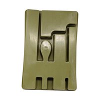 Vintage Avocado Green Cutlery Holder