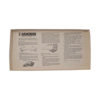 Vintage Hangman Game with Vincent Price