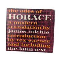 1963 'The Odes of Horace' Hardcover Book