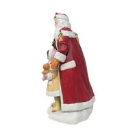 1995 Avon Santa With Child Porcelain Figurine