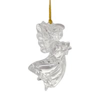 Vintage Gorham Lead Crystal Angel Ornament