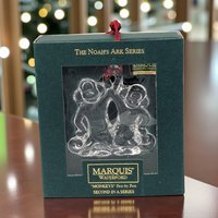 Vintage Marquis by Waterford Noah's Ark Monkeys Ornament