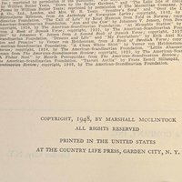 1948 "The Nobel Prize Treasury" Hardcover Book