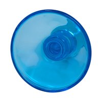 Pair of Vintage Blue Glass Taper Candlestick Holders