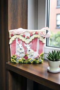 Vintage Ceramic Easter Bunny Bag