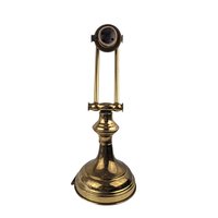 Vintage Adjustable Brass Pivot Desk Lamp