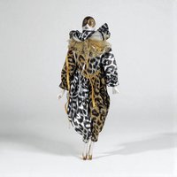 Vintage Lindell Porcelain Harlequin Doll