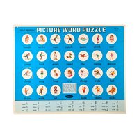 Pair of 1961 Whitman Help Yourself Picture Word Puzzles