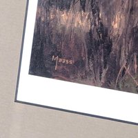 Signed David A. Maass 'Tomahawk Trail—Pheasants' Wildlife Print