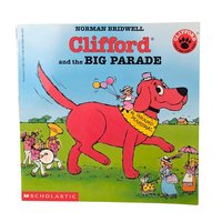 Vintage 1980s Clifford the Big Red Dog Scholastic Softcover Book Duo