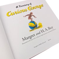 2004 A Treasury of Curious George 8 Stories Hardcover Book