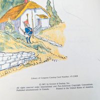 1967 'A Treasury of Mother Goose' Hardcover Book