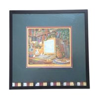 1993 'Cat and Mouse' Randal Spangler Framed Art Print